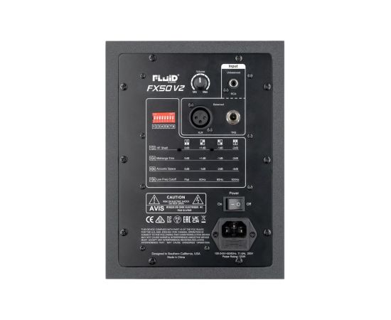 Fluid Audio FX50 V2 - active studio monitor Jaunumi - Audio-Video