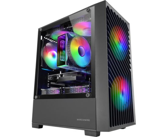 TACENS MARS MC-VORTEX 3x120mm FRGB mATX - case Datoru korpusi