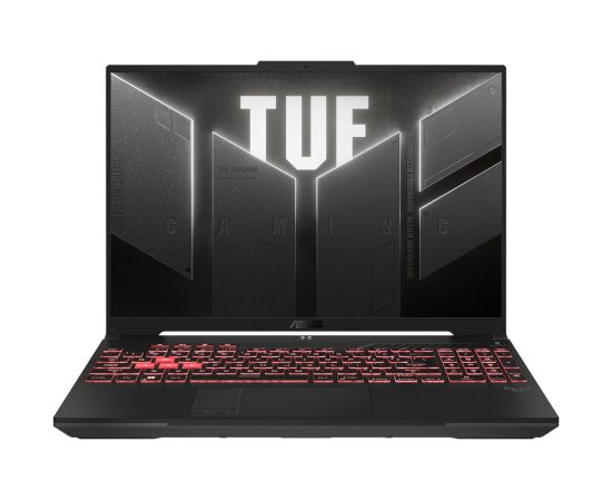 ASUS TUF Gaming A16 FA607NUG-RL117 Ryzen 7 7445HS 16.0"FHD+ 144Hz Value IPS-level AG 16GB DDR5 5600 SSD512 WLAN+BT LAN GeForce RTX 4050 6GB Cam720p 56WHrs NoOS Mecha Gray Portatīvie datori