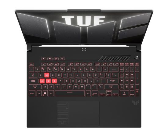 ASUS TUF Gaming A16 FA607NUG-RL117 Ryzen 7 7445HS 16.0"FHD+ 144Hz Value IPS-level AG 16GB DDR5 5600 SSD512 WLAN+BT LAN GeForce RTX 4050 6GB Cam720p 56WHrs NoOS Mecha Gray Portatīvie datori