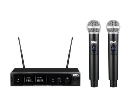 Dna Professional DNA DJ DUAL VOCAL - Wokalowy mikrofon bezprzewodowy Mикрофоны