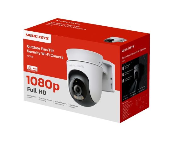 Mercusys MC500 security camera Bulb IP security camera Outdoor 1920 x 1080 pixels Ceiling/Wall/Pole Video novērošanas kameras