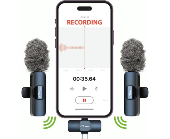 Media Tech Lavalier microphone set Micro-Mic Duo MT416 Mikrofoni