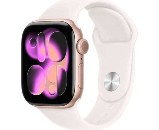 Smartwatch Apple Watch 11 Alu Case 42mm Rose Gold Sports Band Light Blush S/M EU Smart-Watch Умные часы