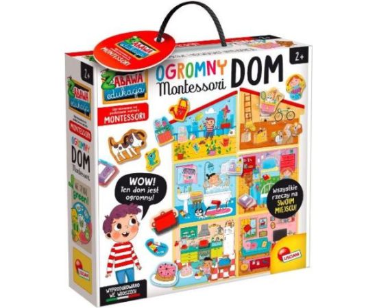 Lisciani Gra montessori ogromny dom Galda spēles