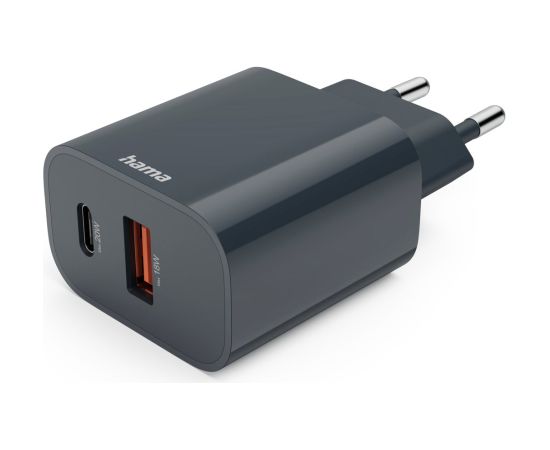 Hama 00864410 20W USB-C USB-A Fast Charging Charger ECOSENTIAL Telefonu lādētāji 220v