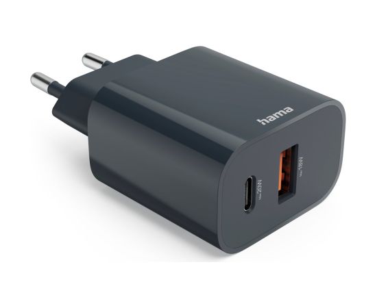 Hama 00864410 20W USB-C USB-A Fast Charging Charger ECOSENTIAL Telefonu lādētāji 220v