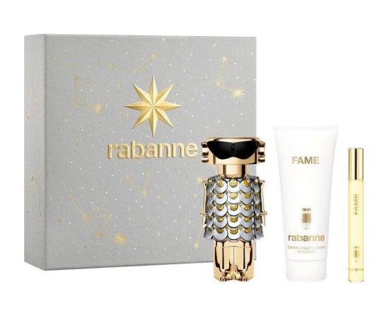 Paco Rabanne Fame zestaw woda perfumowana spray 80ml + balsam do ciała 100ml + woda perfumowana spray 10ml Женские духи