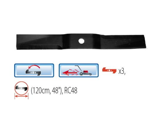 BLADE KUBOTA 42 cm keski 19 mm 48 Poistuu, OREGON Газонокосилки