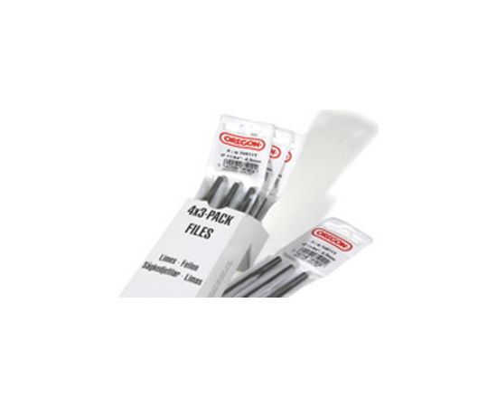 Apaļā vīle, 7/32, 4x3 komplekts, OREGON Piederumi dārza tehnikai