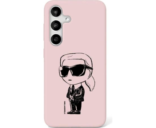 Karl Lagerfeld Graffiti Ikonik Printed Logo MagSafe Silikona Apvalks priekš Samsung Galaxy S25 Ultra Neoriģinālie Maciņi