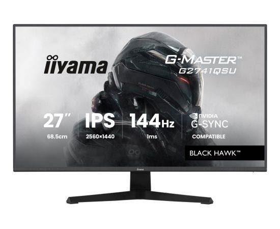 MONITOR IIYAMA LED IPS 27" G2741QSU-B1 Black Hawk 144Hz LED / LCD мониторы