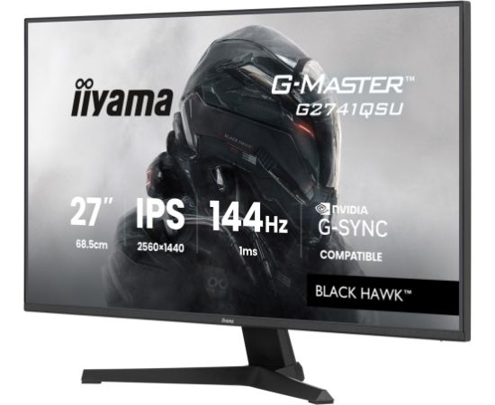 MONITOR IIYAMA LED IPS 27" G2741QSU-B1 Black Hawk 144Hz LED / LCD мониторы