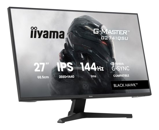 MONITOR IIYAMA LED IPS 27" G2741QSU-B1 Black Hawk 144Hz LED / LCD мониторы