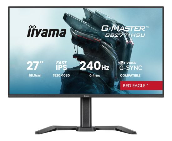 MONITOR IIYAMA LED Fast IPS 27" GB2771HSU-B1 Red Eagle 240Hz LED / LCD мониторы
