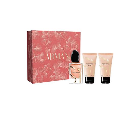Giorgio Armani Sí Intense Dárková sada EDP 50 ml, sprchový gel 50 ml a tělové mléko 50 ml 50ml Парфюмерные наборы