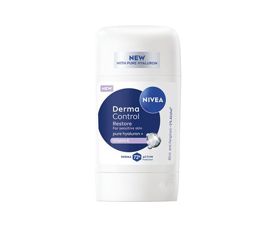 Nivea Derma Control Restore Antiperspirant - Tuhý antiperspirant 50ml Smaržas - NESAKĀRTOTS