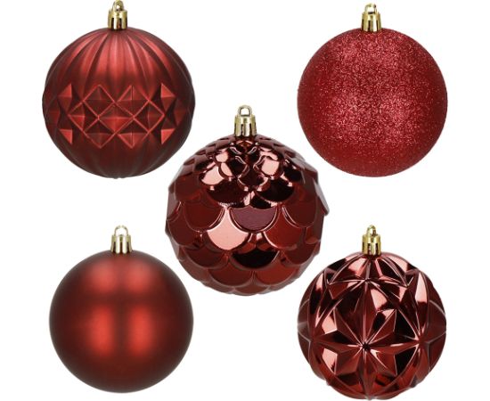 Ziemassvētku eglītes rotājumu komplekts Springos CA1412, 30 gab.  Eglīšu rotājumi