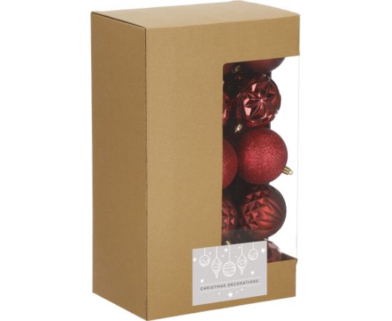 Ziemassvētku eglītes rotājumu komplekts Springos CA1412, 30 gab.  Eglīšu rotājumi