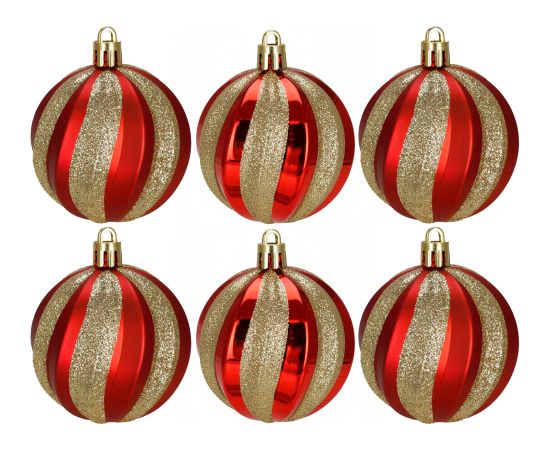 Ziemassvētku eglītes rotājumu komplekts Springos CA1400, 6 gab.  Eglīšu rotājumi