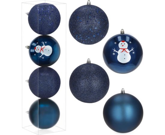 Ziemassvētku eglīšu rotājumu komplekts Springos CA1368, 4 gab.  Eglīšu rotājumi