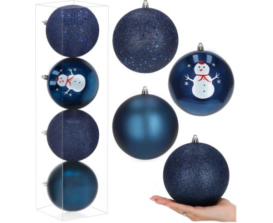 Ziemassvētku eglīšu rotājumu komplekts Springos CA1368, 4 gab.  Eglīšu rotājumi