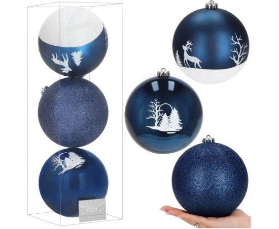 Набор ёлочных украшений Springos CA1363, 3 шт.  Eglīšu rotājumi