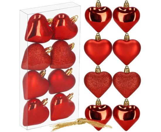 Набор украшений для рождественской ёлки Springos CA1156, 8 шт.  Eglīšu rotājumi