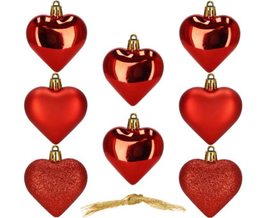 Набор украшений для рождественской ёлки Springos CA1156, 8 шт.  Eglīšu rotājumi