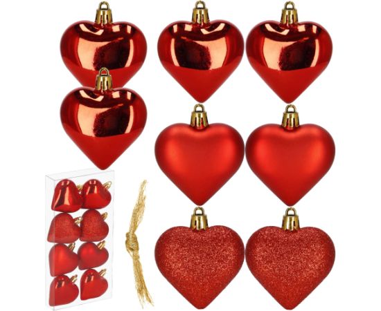 Набор украшений для рождественской ёлки Springos CA1156, 8 шт.  Eglīšu rotājumi