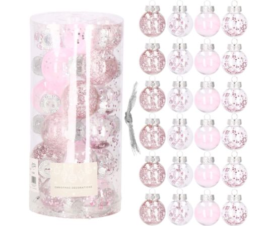 Набор ёлочных украшений Springos CA0885, 24 шт.  Eglīšu rotājumi