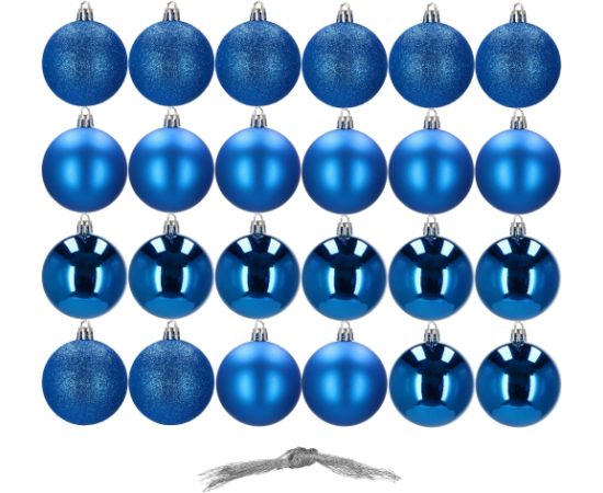 Набор украшений для ёлки Springos CA0086, 24 шт.  Eglīšu rotājumi