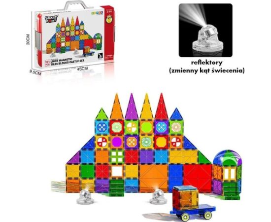 Klocki magnetyczne 101 element?w Конструкторы