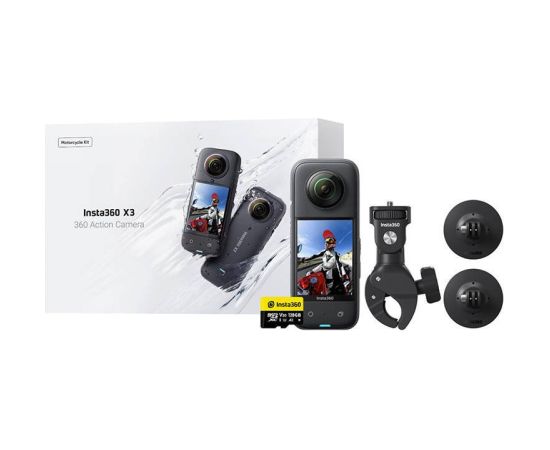 Insta360 X3 Motorcycle Edition 360° Экшн-камера для мотоцикла Aудио-видео