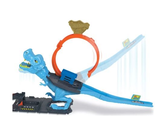Hot Wheels City T-Rex Loop And Stunt HKX42 Trases Komplekts Mašīnas un piederumi