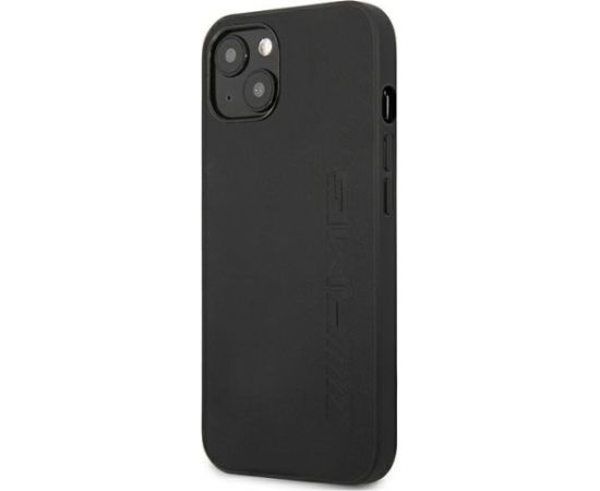 AMG AMHCP13LDOLBK Back Case Aizmugurējais Ādas Apvalks Telefonam Apple iPhone 13 Melns Neoriģinālie Maciņi