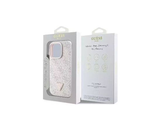 Guess GUHCP16LP4TDPP Aizmugurējais Apvalks Priekš Apple iPhone 16 Pro Neoriģinālie Maciņi