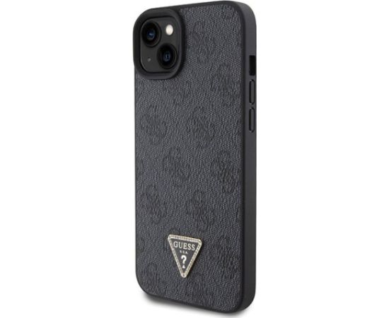 Guess Leather 4G Diamond Triangle Back Case Защитный Чехол для Apple iPhone 15 Чехлы - альтернативные