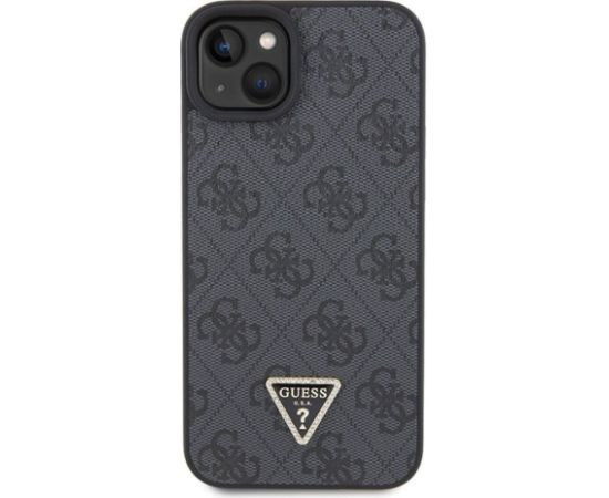 Guess Leather 4G Diamond Triangle Back Case Защитный Чехол для Apple iPhone 15 Чехлы - альтернативные