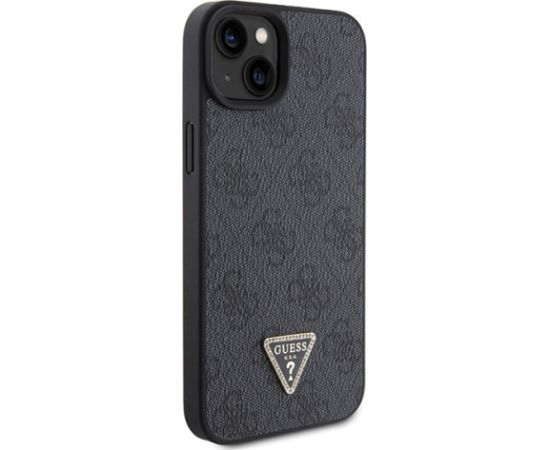 Guess Leather 4G Diamond Triangle Back Case Защитный Чехол для Apple iPhone 15 Чехлы - альтернативные