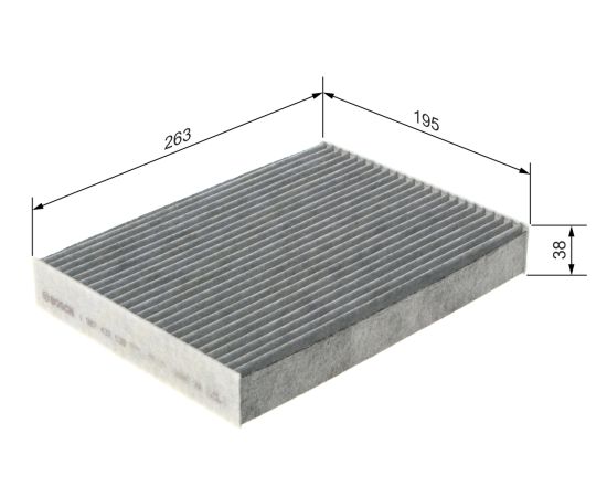 SALONA FILTRS BOSCH ar ogli 1 987 432 538 Salona filtri