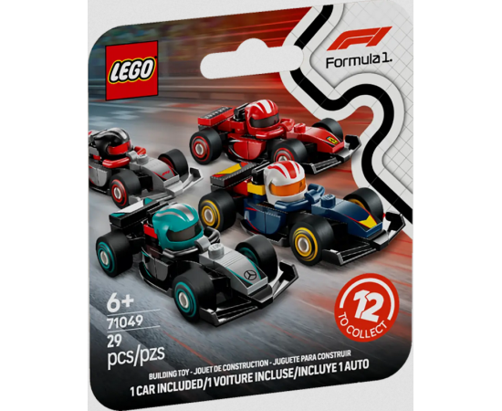 LEGO Minifigūras 71049 F1® kolekcionējami sacīkšu auto Citas preces, LEGO