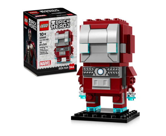 LEGO BrickHeadz 40669 Iron Man MK5 figūra Citas preces, LEGO
