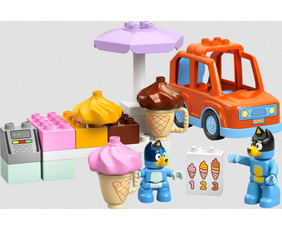 LEGO DUPLO BLUEY Wyprawa po lody z Blue 10458 LEGO DUPLO