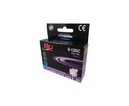 Tintes kārtridžs UPrint Brother LC1280XLC Cyan Tintes printeru izejmateriāli