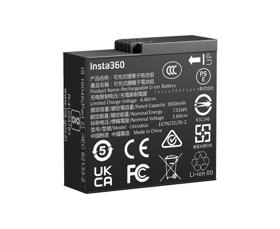 Insta360 Ace Pro 2 akumulators Sporta kameru aksesuāri