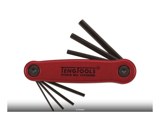 Tengtools Seškanšu atslēgu komplekts Teng Tools 151470101; 1,5-6 mm; 7 gab. Mehāniskie instrumenti
