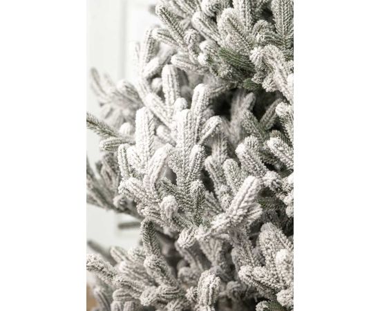 Ziemassvētku egle Flocked 2.1M, 772 zari Mākslīgās egles