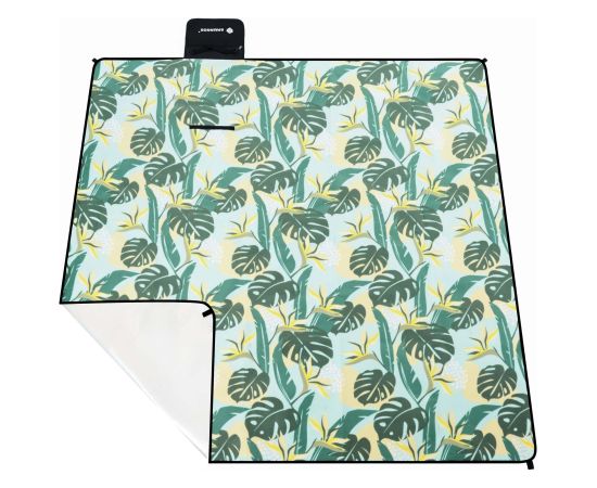 Springos Pludmales sega 200x200 cm piknikam, kempingam, saliekams paklājiņš ar izolāciju Paklājiņi