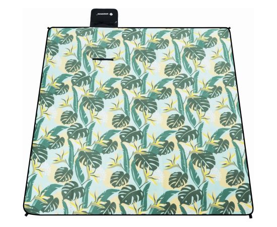 Springos Pludmales sega 200x200 cm piknikam, kempingam, saliekams paklājiņš ar izolāciju Paklājiņi